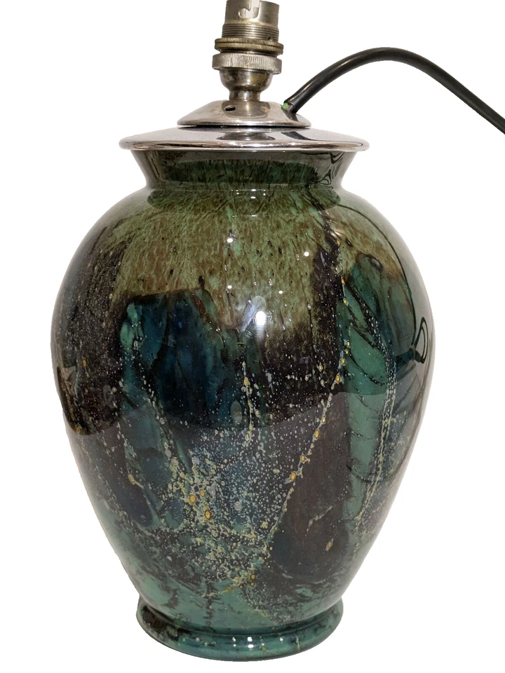 Art Deco WMF Ikora Green Glass & Chrome Lamp, 1930s - Image 4 of 4