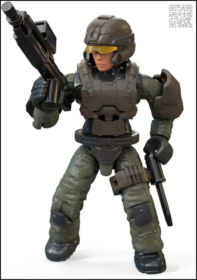 HALO MEGA CONSTRUX UNSC MARINE GEAR PACK GNR08 FEAT. RED ELITE MERCENARY - Image 3 of 4
