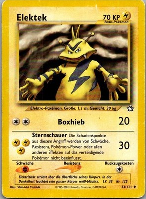 Elektek 33/111 | Neo Genesis | Deutsch | Pokémon TCG