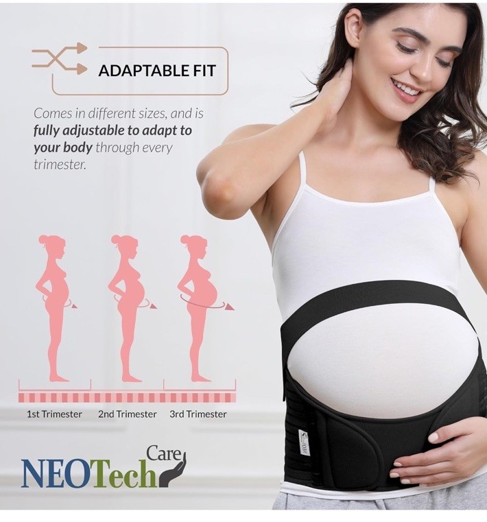 NeoTech Care Pregnancy Support Maternity Belt, Waist/Back/Abdomen Band, Belly...