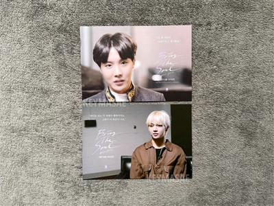 BTS Bring The Soul Documentary Series J-Hope Hoseok V Taehyung Postcard Set