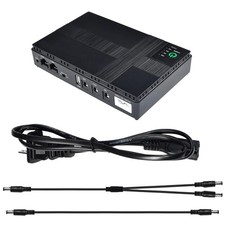 Mini UPS Battery Backup for WiFi Router 18W, Built-in 10400mAh Rechargeable S...
