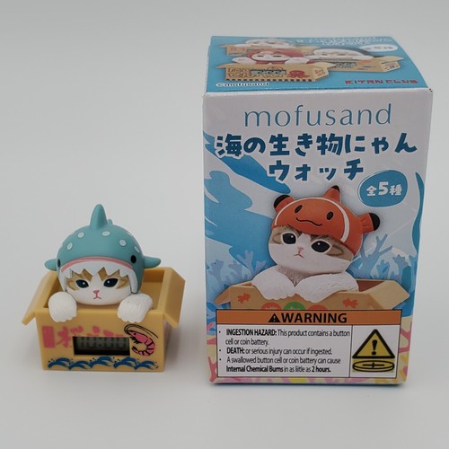 Mofusand Marine Life Meow Clock Blind Box OPEN Whale Shark Cat