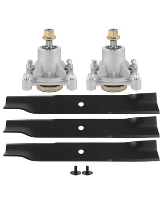 #ad FITS HUSTLER RAPTOR 604214 603995 36quot; DECK REBUILD KIT SPINDLE amp; BLADE BRAND NEW $45.04