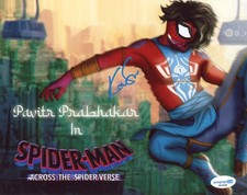 Karan Soni Spider-Man: Across The Spider-Verse Signed Autograph 8x10 Photo ACOA