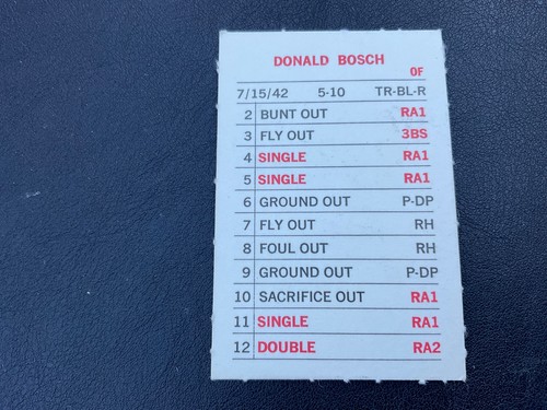1969 MLB MILTON BRADLEY A-k LISTED ALPHABETIC ORDER PICK CARDS YOU WANT - Bild 87 von 435