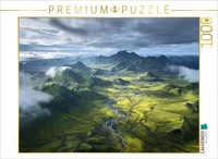 Calvendo Puzzle Iceland – The Highlands Of Landmannalaugar | 1000 Pieces, Finish