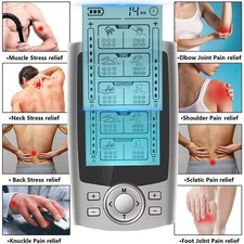 Tens Unit Muscle Stimulator 36 Massage Modes Dual Channel Rechargeable Massager