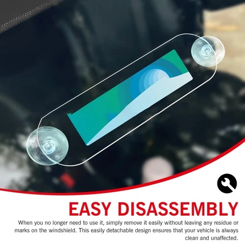 2 PCS EZ Pass Holder, Windshield Ipass Sticker Holder, Acrylic Transponder Holde image 6