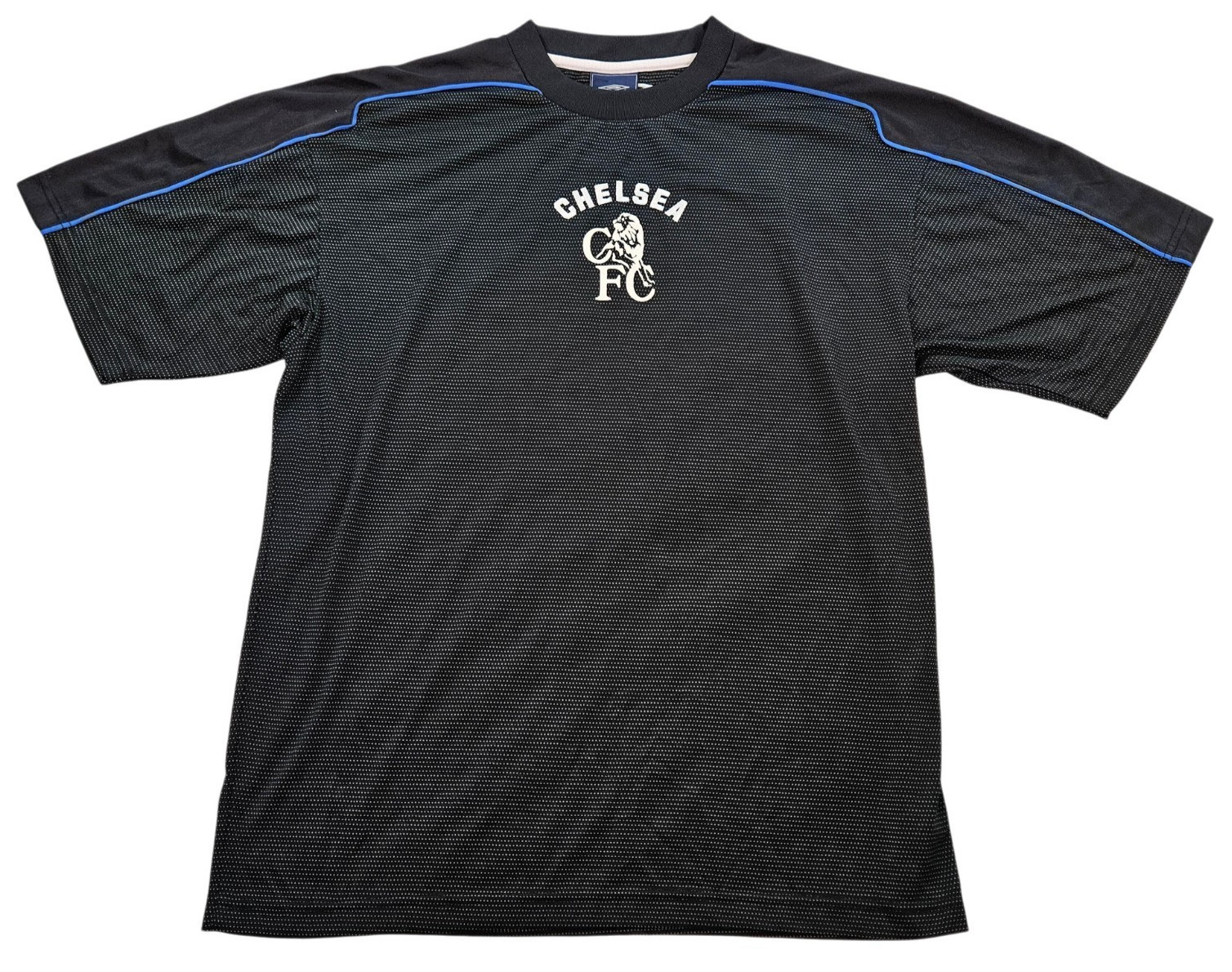 Vintage 90s Chelsea CFC Shirt Jersey Mens Size L Soccer Logo Umbro Football Blk
