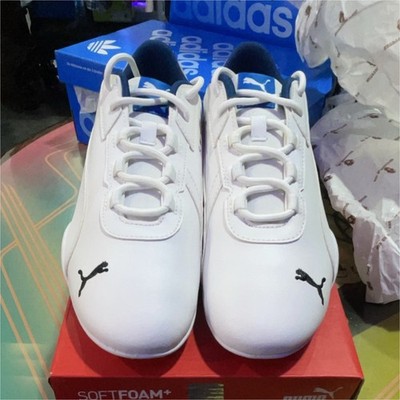 PUMA BMW MMS R-Cat Machina Men's Sneakers White Blue Red SoftFoam+ Logo US 7