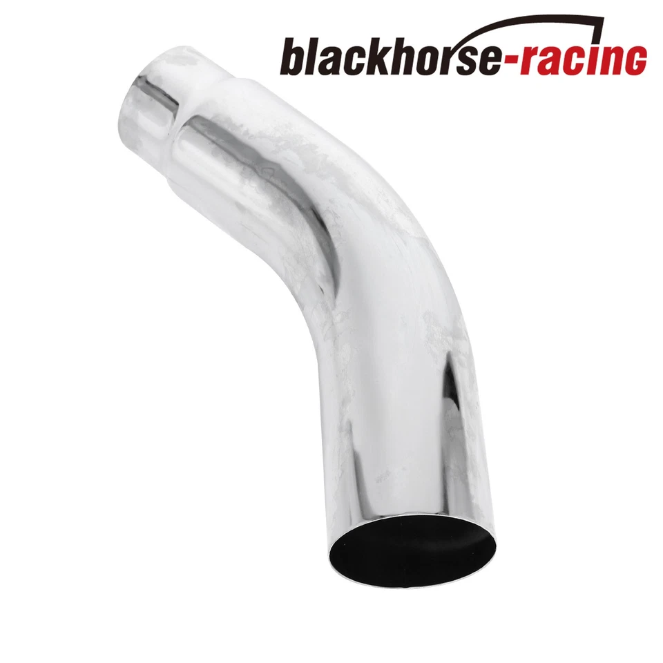 ХРОМИРОВАННЫЙ ПОВОРОТНЫЙ КОЛЕНЧАТЫЙ НАКОНЕЧНИК ВЫХЛОПА ДИЗЕЛЬНОГО ТОПЛИВА 5 дюймов впуск до 6 дюймов выпуск 23 дюйма ДЛИННЫЙ - Изображение 4 из 4