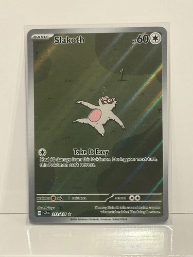 Slakoth 212/191 Sv08: Surging Sparks Illustration Rare Holo NM