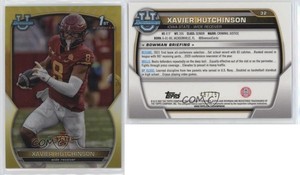 2022 Bowman U Chrome Yellow Refractor /75 Xavier Hutchinson #32