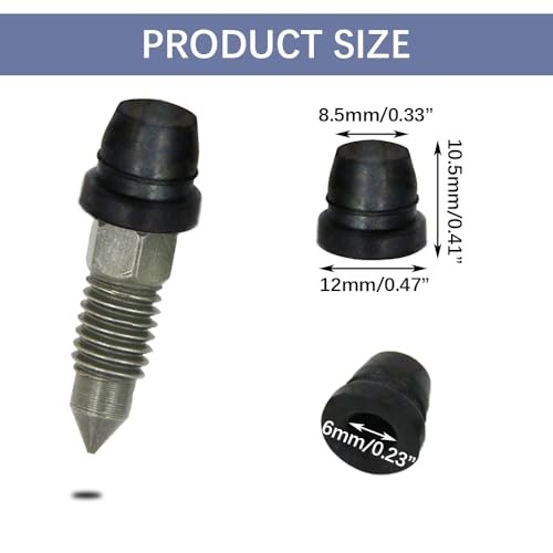 30 Pcs Brake Bleeder Cap Grease Fitting Caps Black Brake Dust Cover Brake Bleeder Screw Caps Bleed Nipple Dust Cover Car Zerk Covers Rubber Brake