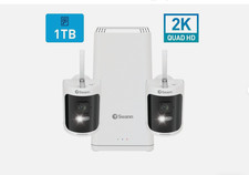 Swann NVK-650KH2 CCTV Kit 8 Channel 1TB NVR 2x Quad HD WiFi Rechargeable Cameras