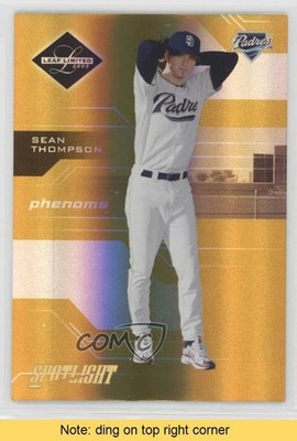 2005 Leaf Limited Phenoms Spotlight Gold 17/25 Sean Thompson Rookie RC READ 0l1