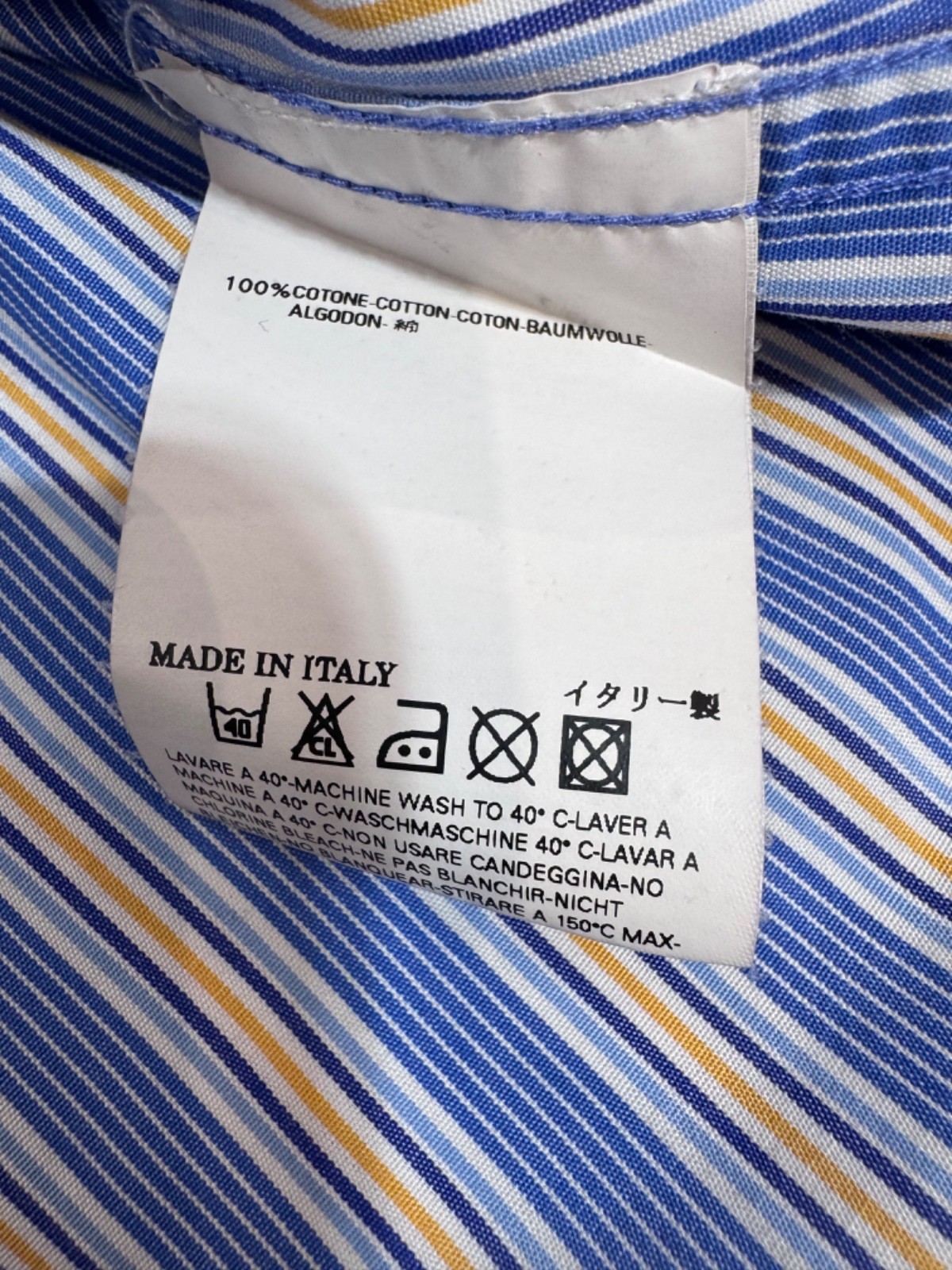 Dsquared2 CONTRAST Collar Button Front Shirt XXL … - image 20