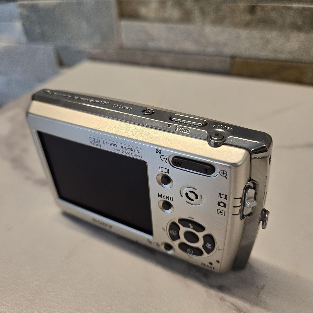 Sony Cyber-shot DSC-T33 5.1MP Digital Camera - Silver for sale