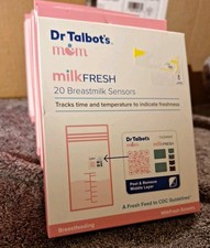 Bulk 9 Packs Dr. Talbot's MilkFresh Breast Milk Sensors 180 Total Exp 8/2026