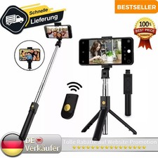 Smartphone Handy Selfie Stick Bluetooth Stativ Teleskop Stange mit Fernbedienung