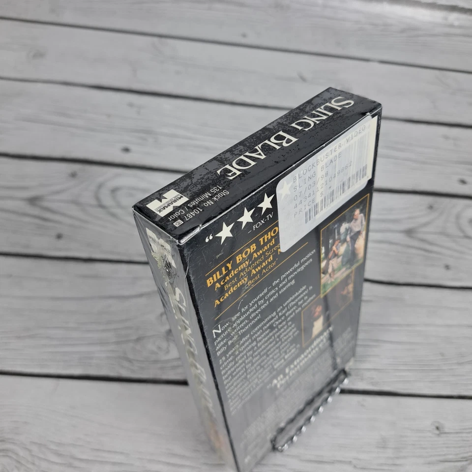 Sling Blade VHS 1997 Billy Bob Thorton NEW - Image 3 of 4