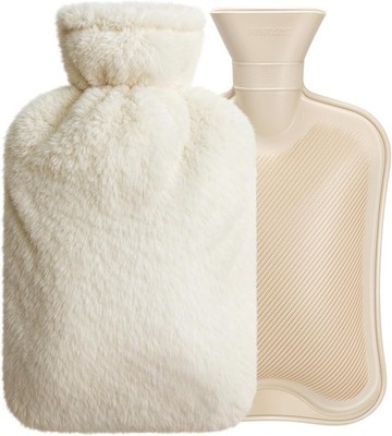 Hot Water Bottle with Soft Cover | Leakproof2L Hot Water Bottle |Natural Rubber