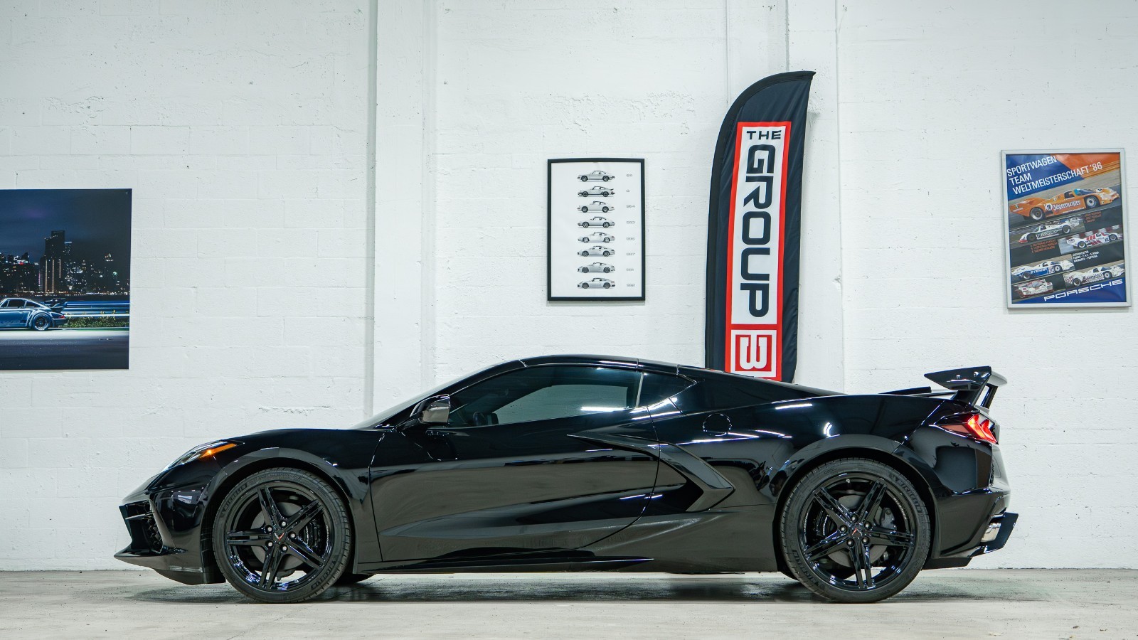 2025 Black Chevrolet Corvette   | C8 Corvette Photo 3