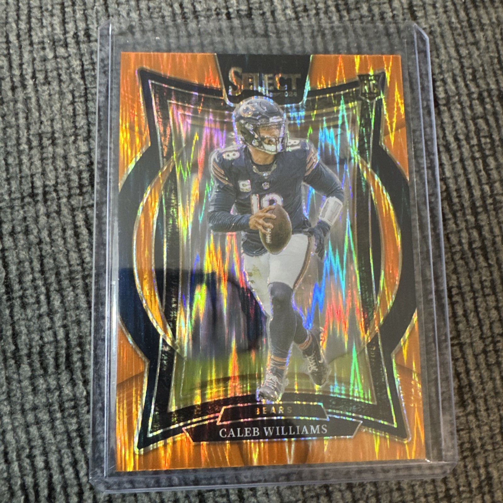 2024 Panini Select Caleb Williams Concourse Orange Shock Prizm /499 RC BEARS🔥📈