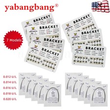 Ortodoncia Dental Brackets Roth/MBT 345Ganchos /Niti arco alambre elástico NEW