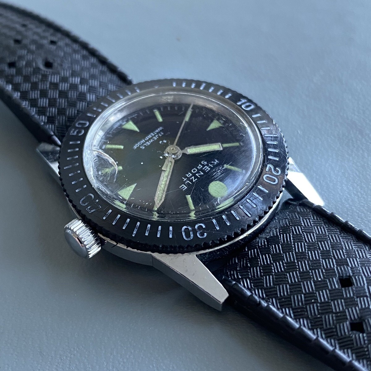 Kienzle Sport Diver Style Watch. Tritium Dial. Original Tropic 