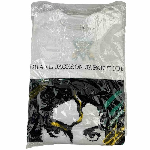 Vintage 1987 MICHAEL JACKSON Japan Tour Concert Promo 80s T shirt size M - Picture 1 of 4