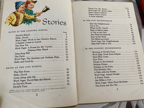 Livres anciens pour enfants : lecteur scolaire Hello David Jack Janet Friends 1949 McKee - Photo 11/24