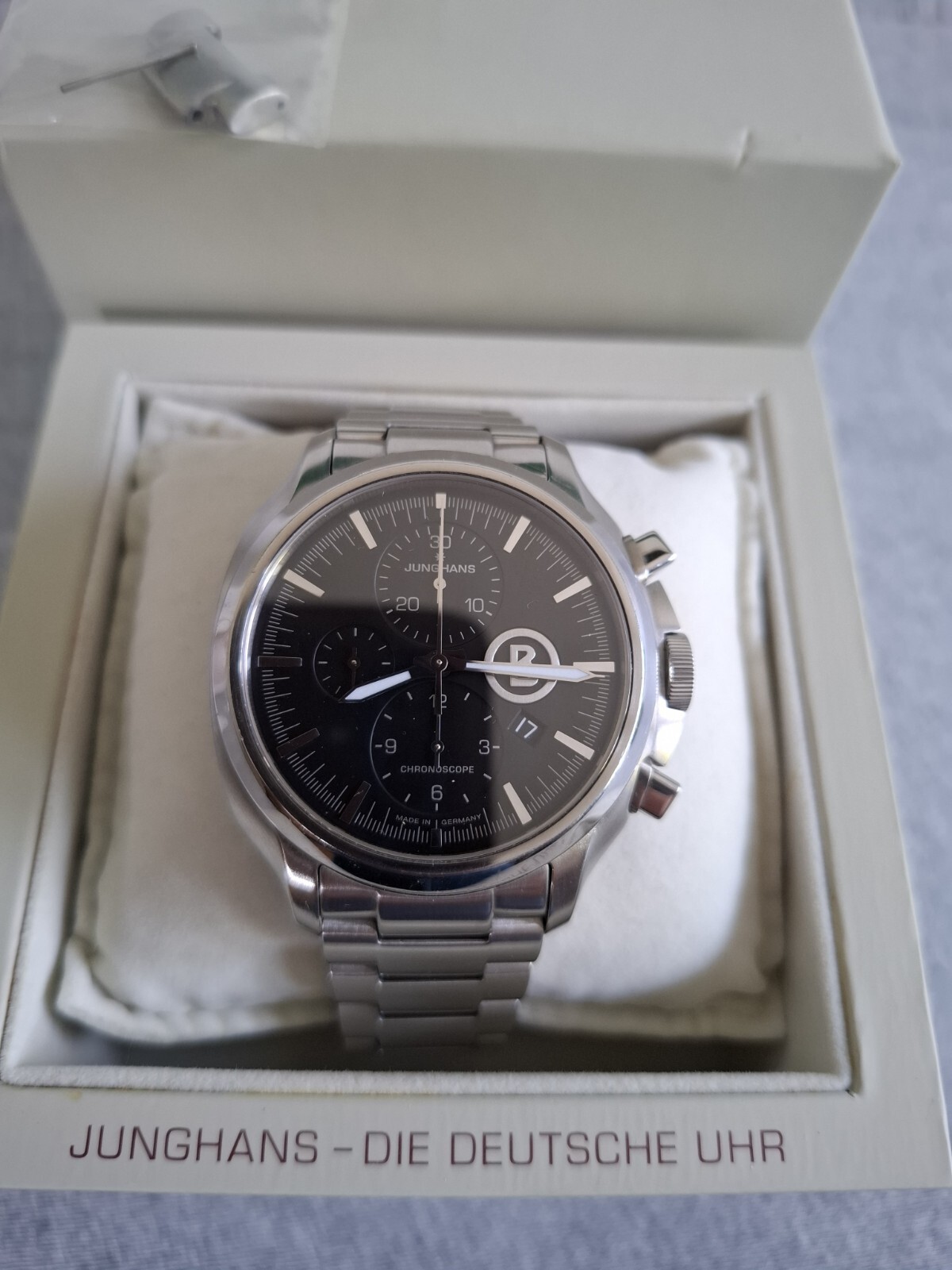 Junghans Willy Bogner Chronoscope Automatik Chronograph Eta 7750 Werk