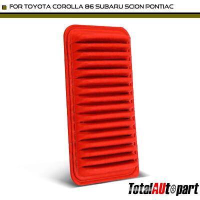 High Performance Engine Air Filter for Toyota Corolla Pontiac Scion Subaru Front