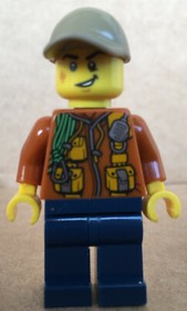 LEGO&reg; - Jungle Explorer Explorer Minifigure from Set 60157 - cty0790 cty790 