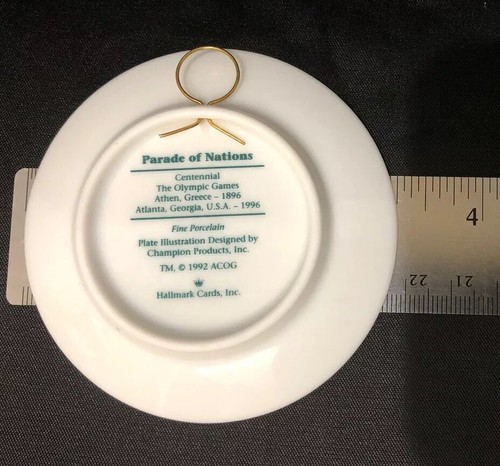 Hallmark 1996 Atlanta Olympics Parade of Nations Plate - Bild 3 von 3