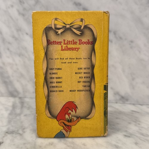 Vintage Woody Woodpecker Big Game Hunter Better Little Book Library Whitman 1950 - Foto 3 di 15