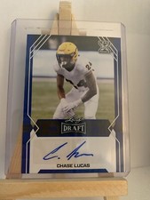 Pair Of Authentic Autos Chase Lucas/Jess Luketa ‘22 Leaf Draft 