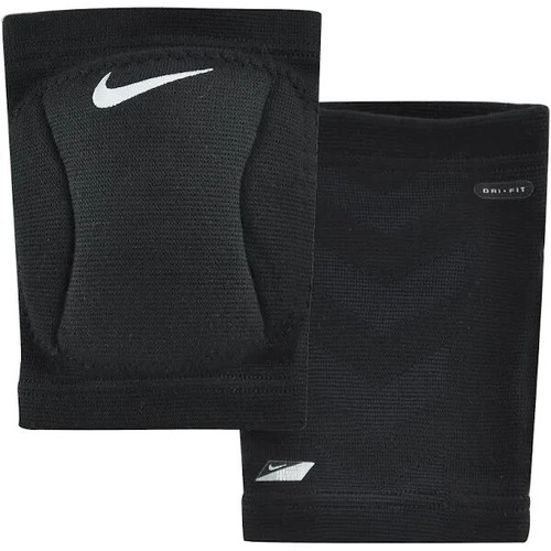 NIKE KNEE PADS VOLLEYBALL SPORTS STREAK SOFT BLACK WHITE SWOOSH XS S M