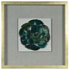 Shattered Agate Shadow Box Wall Décor (Green)