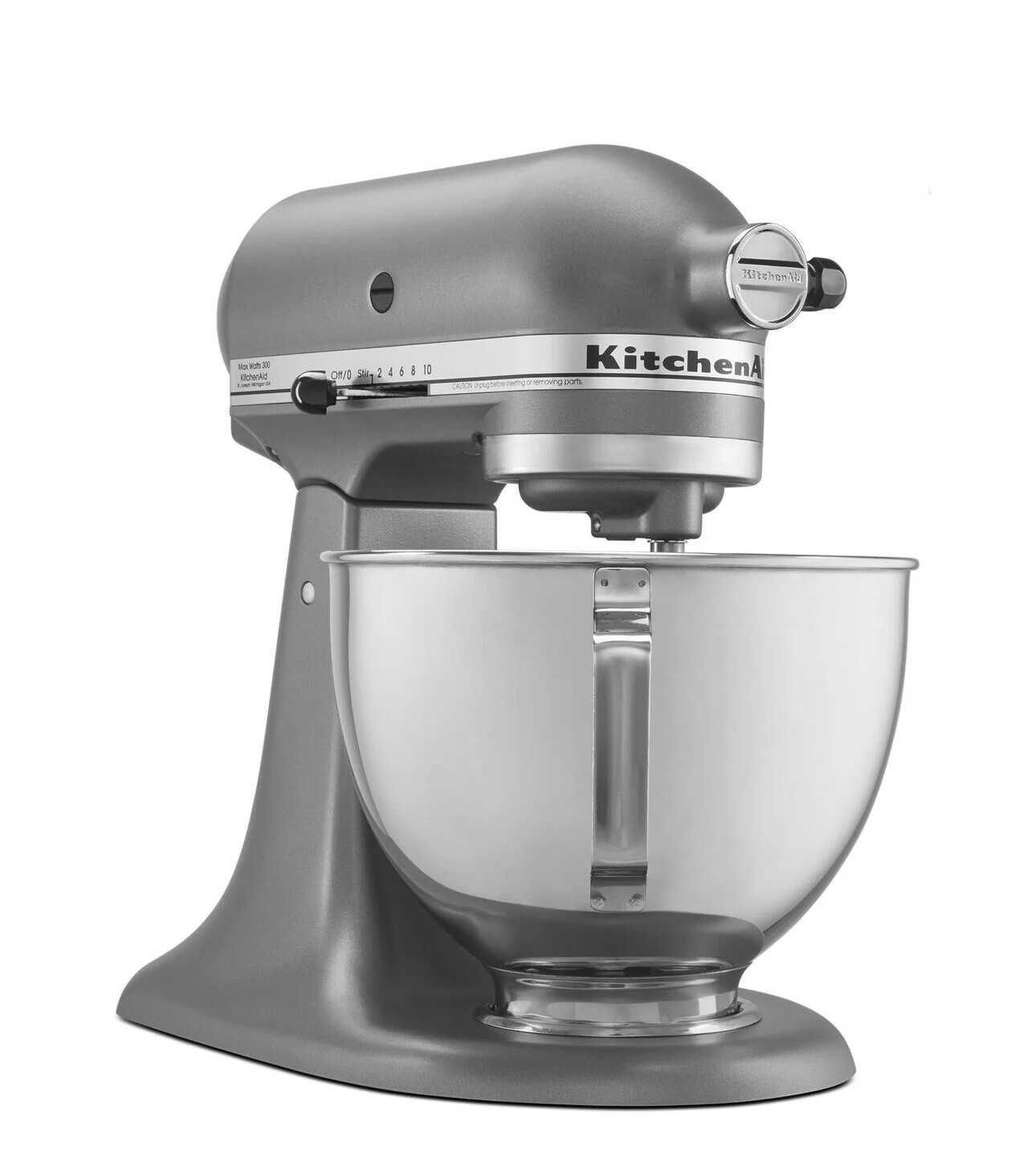 KitchenAid KSM97SL 4.5 Qt Silver Tilt-Head Stand Mixer New-image