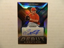 2022 Panini Prizm Debut Signature Prizm RC Card of Cody Poteet   - Marlins