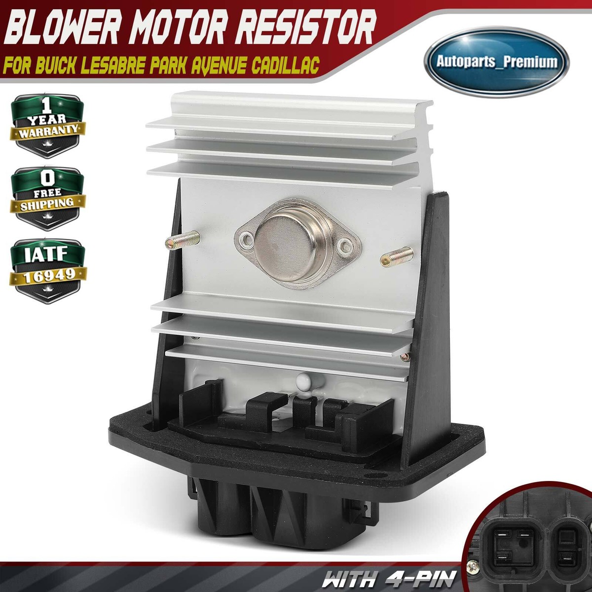 Holstein® 2BMR0034 - HVAC Blower Motor Resistor