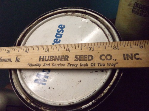 Vintage 3 LOT Mobil Oil Grease Gun Tubes Cartridge & 5 Pound Grease Can - Foto 16 di 17