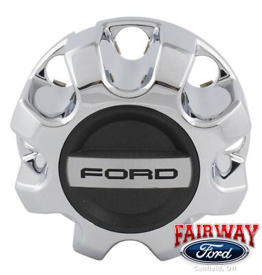 17-22 F-250 F-350 OEM Ford Chrome Wheel Cap Cover Rear SRW Diesel