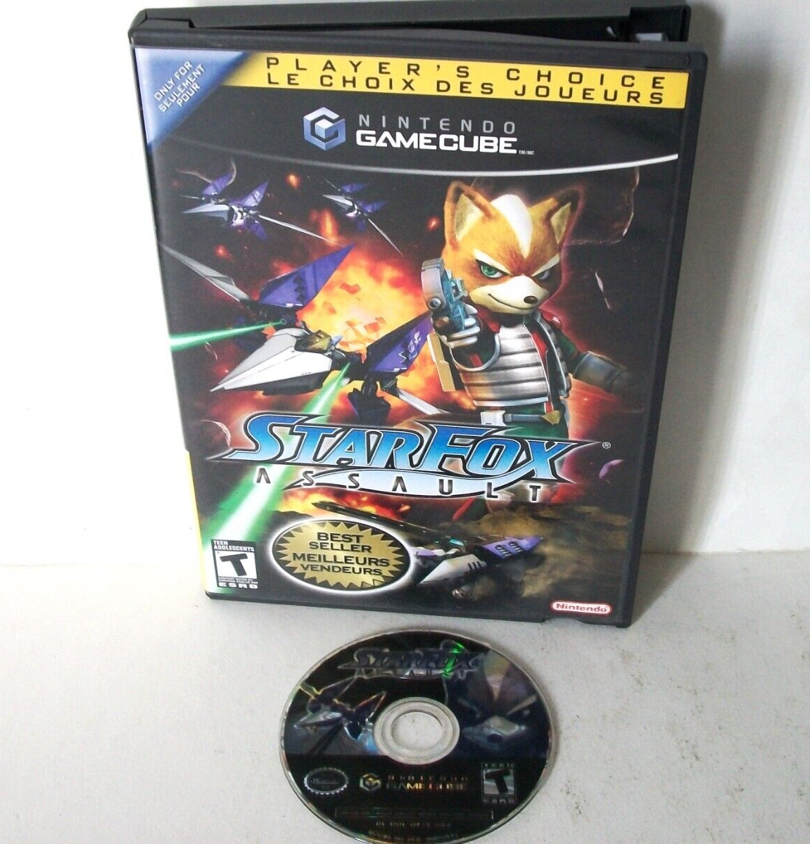 Star Fox Assault Nintendo GameCube Game Case Disc Shooter Starfox
