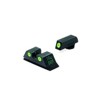 Glock Night Sights Meprolight 17 19 22 23 Green Tritium Glow Tru-Dot