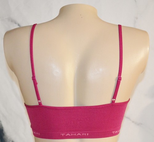 TAHARI GIRL Burgundy with Stars and Hearts Bralette 16 18 XL Adjustable Straps - Picture 5 of 6