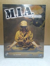 M.I.A: Missing In Action PC Big Box, NEW Factory Seal but Damaged! RARE-Vintage!